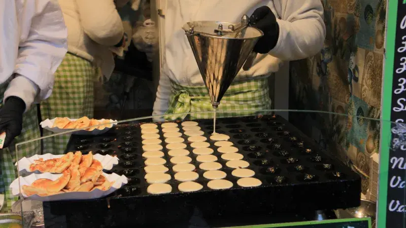 Holandské poffertjes