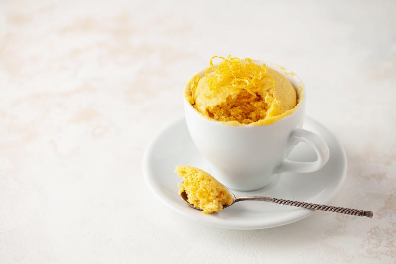 Citronový mug cake