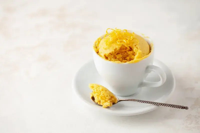 Citronový mug cake
