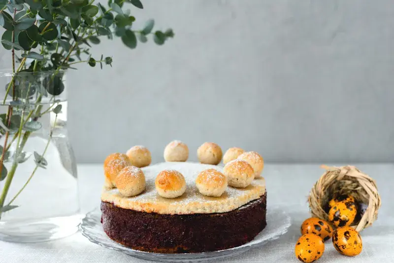 Britský velikonoční simnel cake