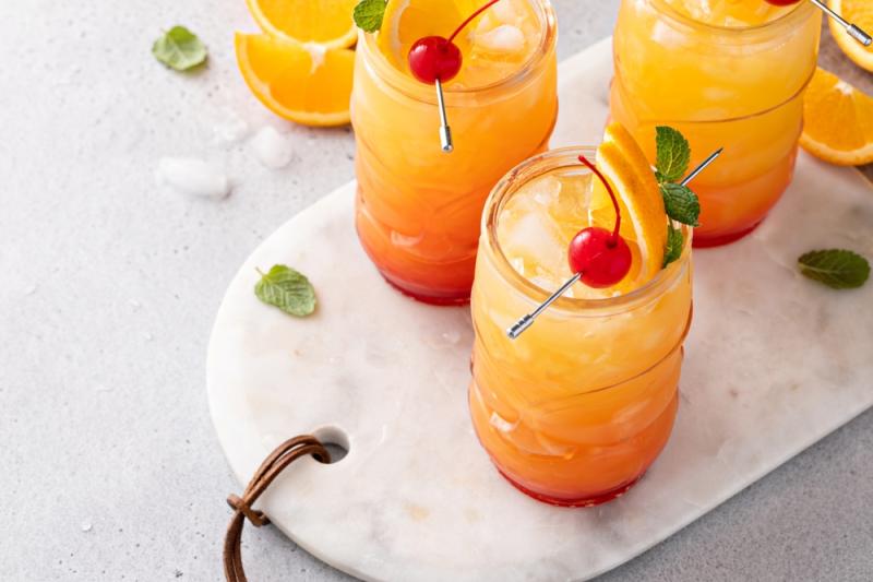 Tequila Sunrise: 191 kcal / 100 ml