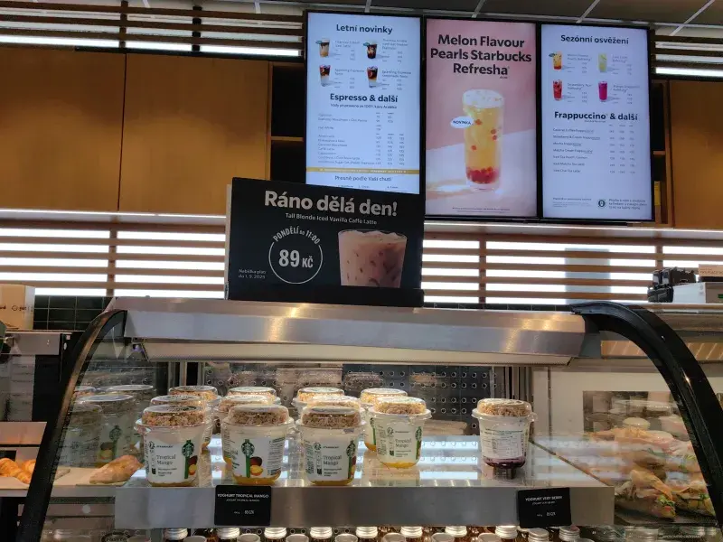 Starbucks terminál 1 