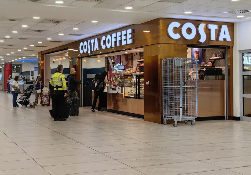 Costa coffee terminál 2 