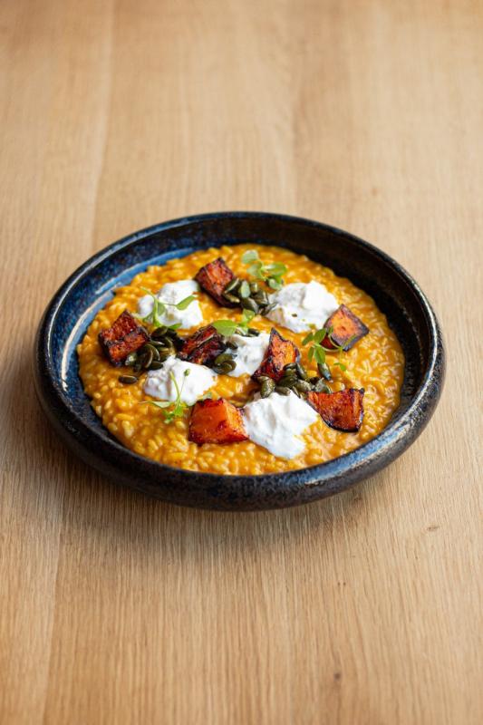 Dýňové risotto