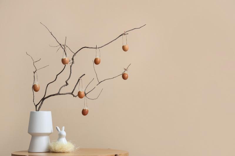 Moderní velikonoční výzdoba v minimalistickém stylu