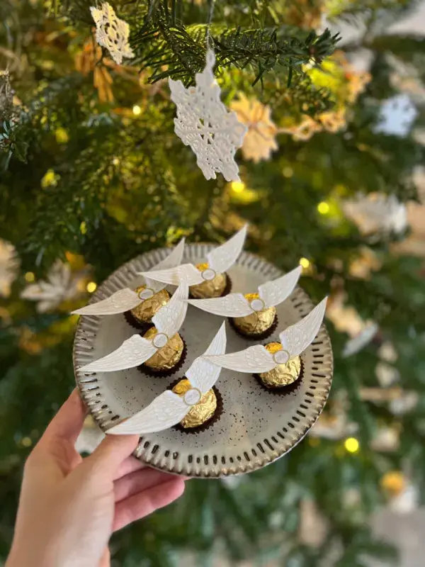 Zlatonky z čokoládových bonbonů