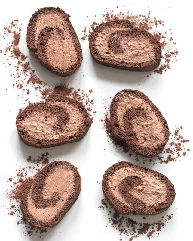 Roláda s moka krémem