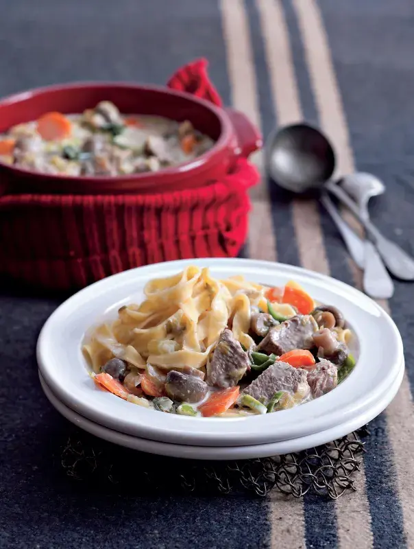 Telecí ragú s křenem