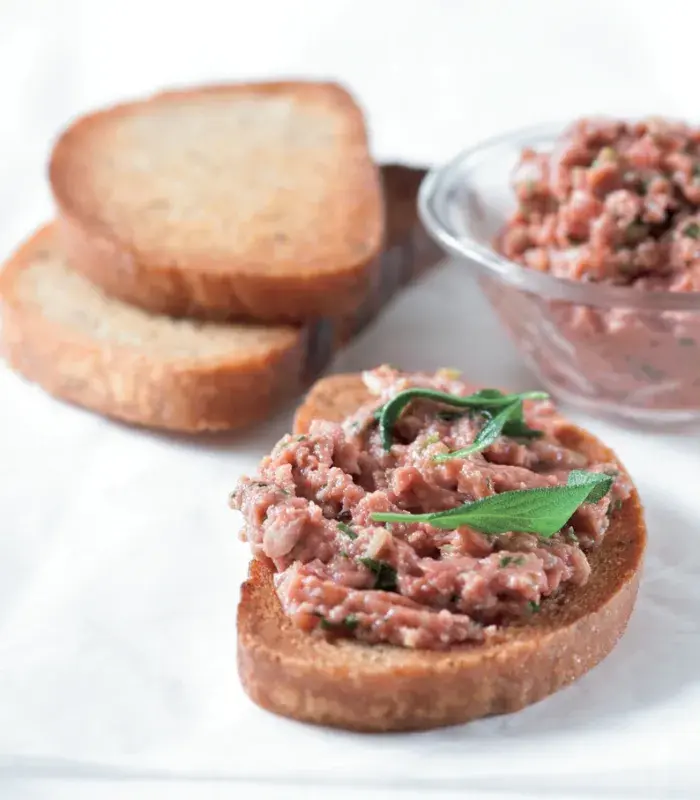 Topinky s tatarákem