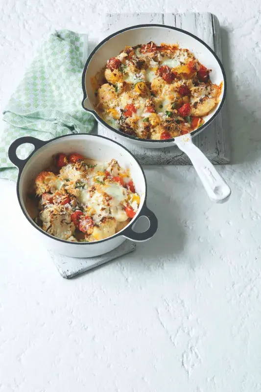 Zapečený letní květák