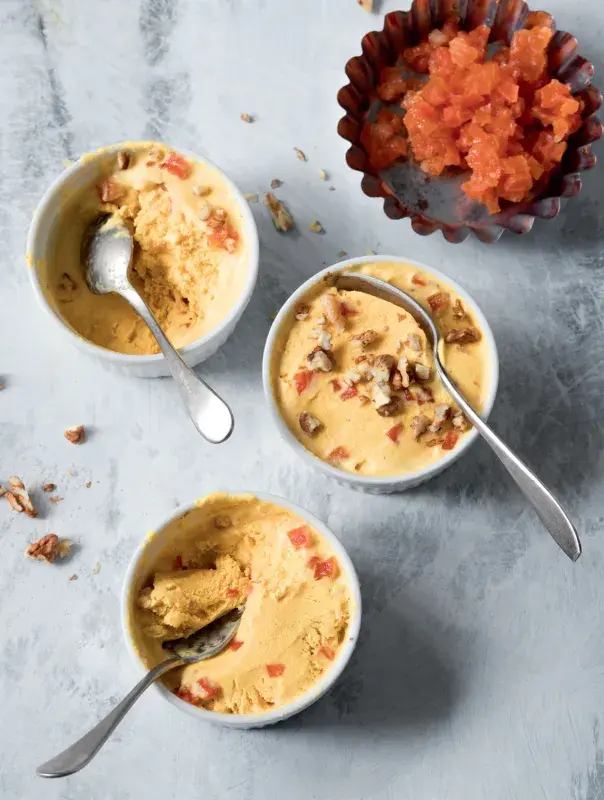 Domácí mrkvová zmrzlina