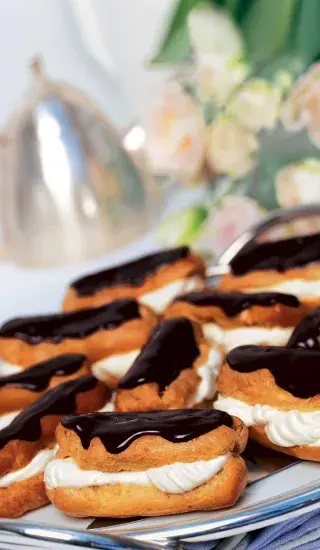 Banánky z odpalovaného těsta