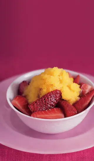 Mangová granita