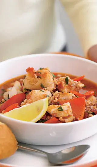 Kořeněná dušená ryba