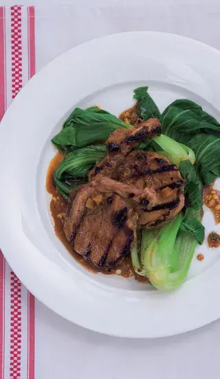 Glazované vepřové kotlety