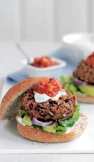 Mexické fazolové burgery