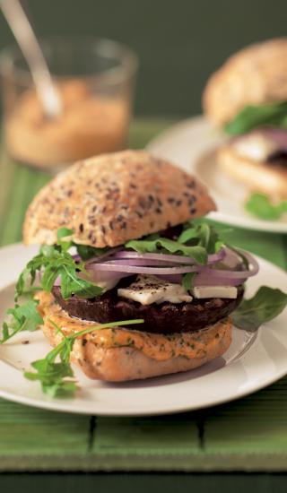 Portobello burger