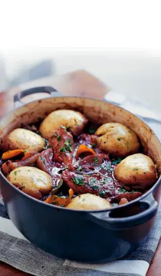 Kuře s bylinkovými knedlíčky