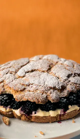 Ostružinový koláč 