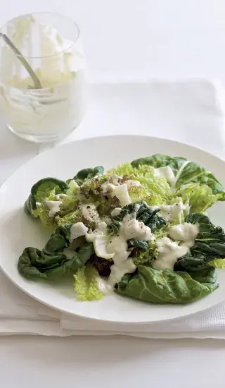 Zálivka s modrým sýrem