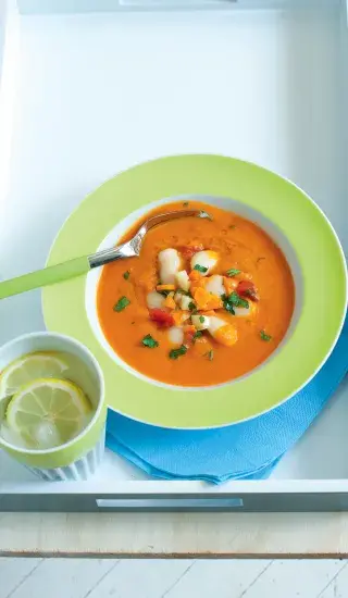 Fazolová polévka bez masa