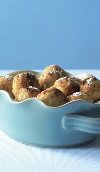 Tvarohovo-jablečné knedlíky