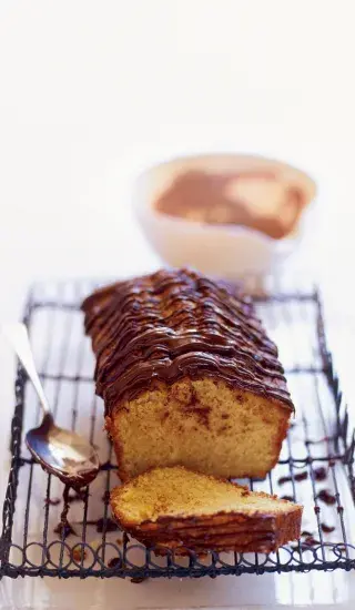 Pomerančový piškotový chlebíček