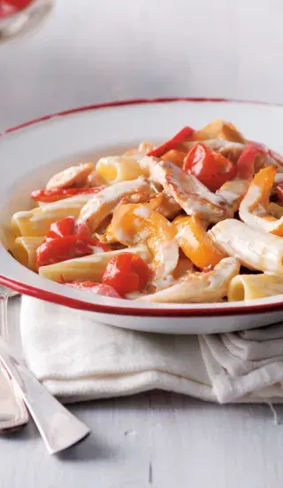 Rigatoni s dětskou omáčkou