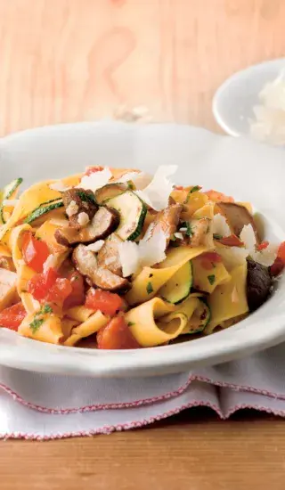 Pappardelle s hříbky