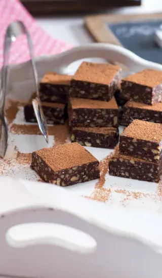 Raw brownies