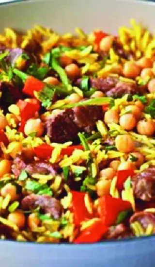 Masová pánvička s cizrnou