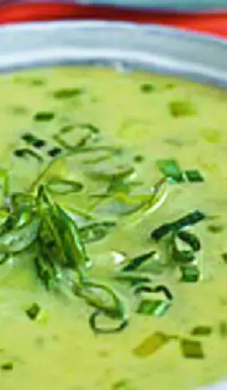 Hráškovo-mátová polévka