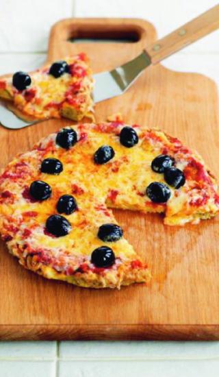 Omeleta à la pizza