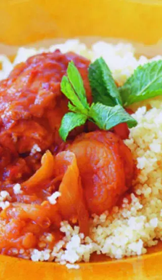 Kuře v čočkové omáčce