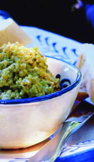 Krém ze zelených oliv