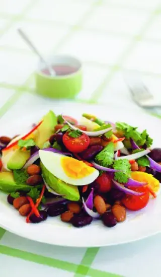 Mexický fazolový salát