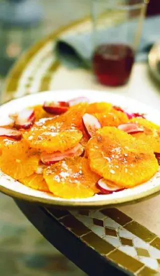 Pomeranče & ředkvičky se skořicí