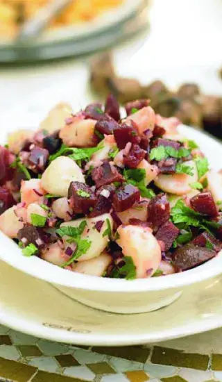 Salát z červené řepy & brambor