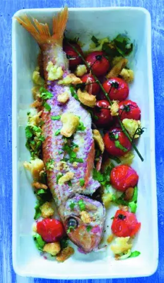 Parmice na třešňových rajčátkách