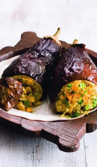 Lilek s kuskusovým salátem