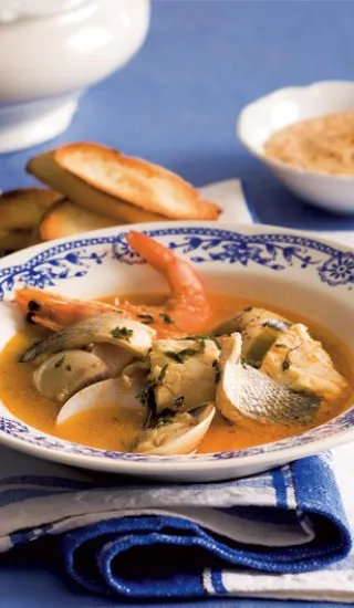 Bouillabaisse s tousty