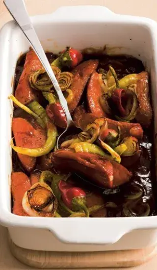 Zapečené špekáčky