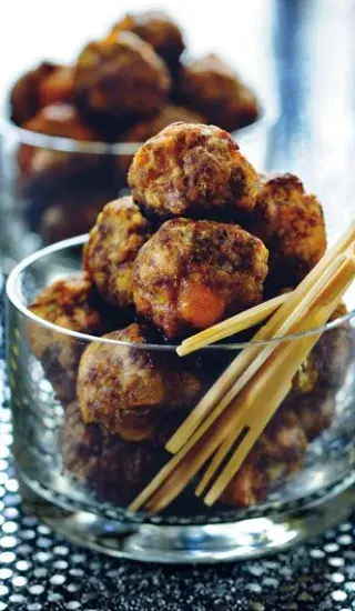 Pikantní masové kuličky