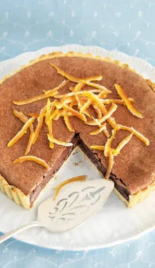 Čokoládový koláč s pomeranči