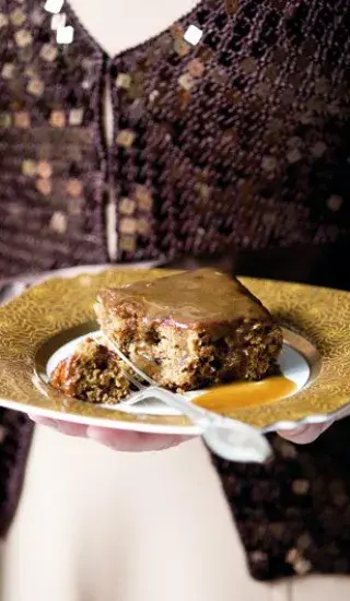 Datlový piškot s whisky omáčkou