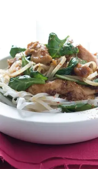 Kuřecí nudličky s pomerančem po asijsku