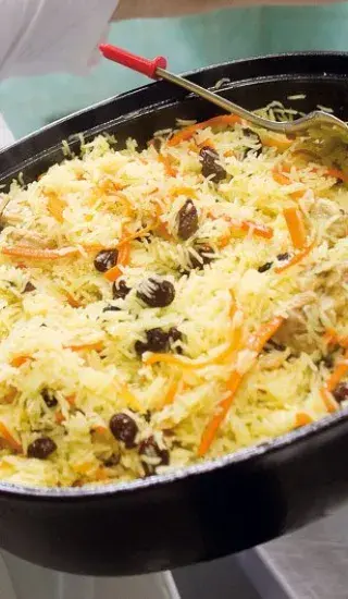 Kuře Qabuli Palau podle Hamidy