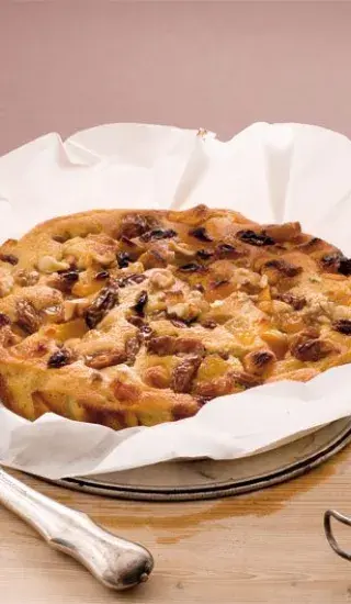 Tvarohový špaldovo-kukuřičný koláč