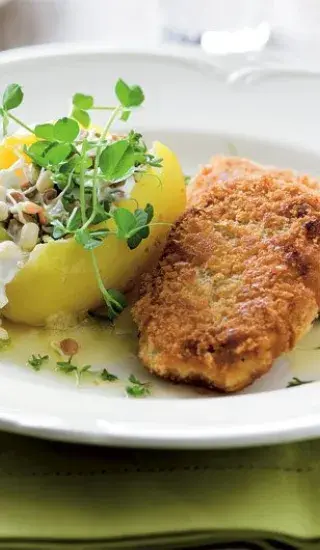 Kůzlečí řízky s dipem