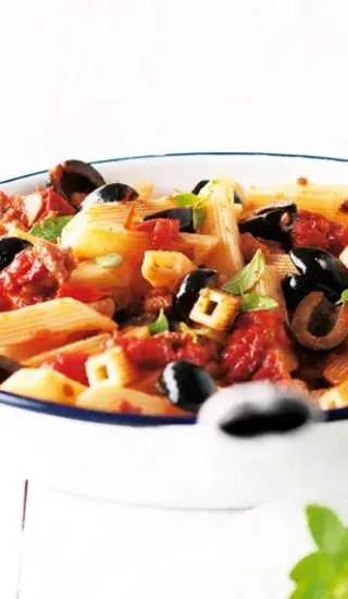 Penne s krůtím masem